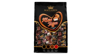 تصویر تافی مغزدار قهوه 800 گرمی مک لارن