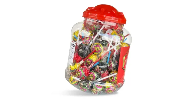 تصویر آبنبات چوبی مخلوط پین پوپ 90 عددی